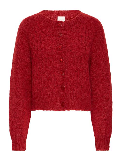 ICHI Cardigan 'IHBELABLUE'  knaldrød