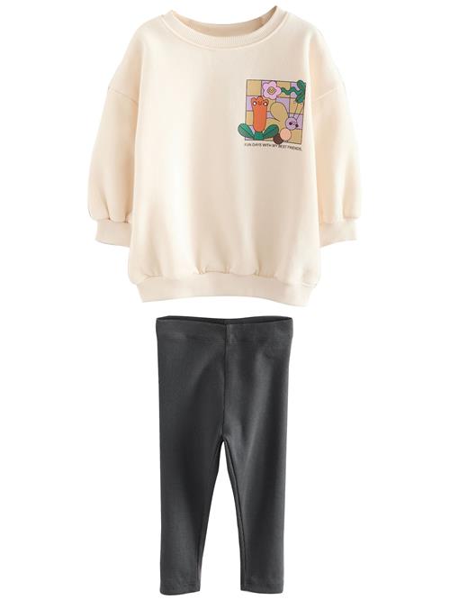 Next Sæt  creme / grafit / grøn / orange