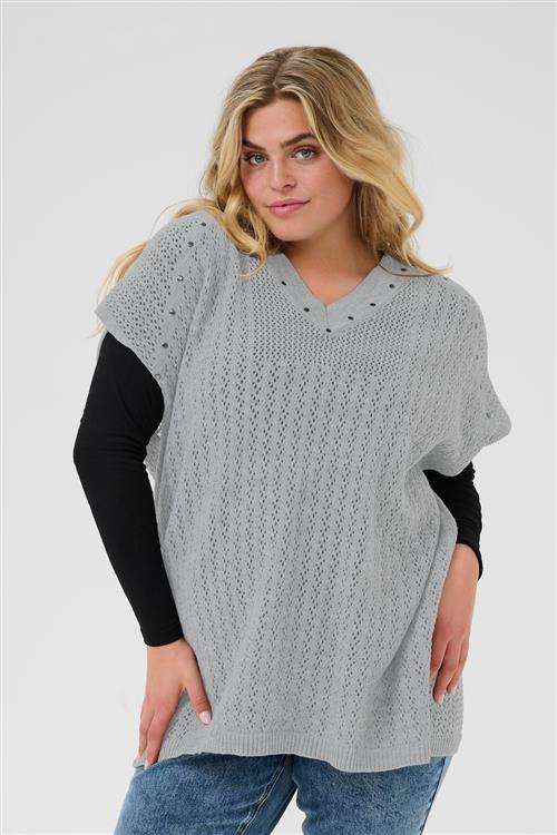 KAFFE CURVE Kappe 'Rosa'  grå-meleret