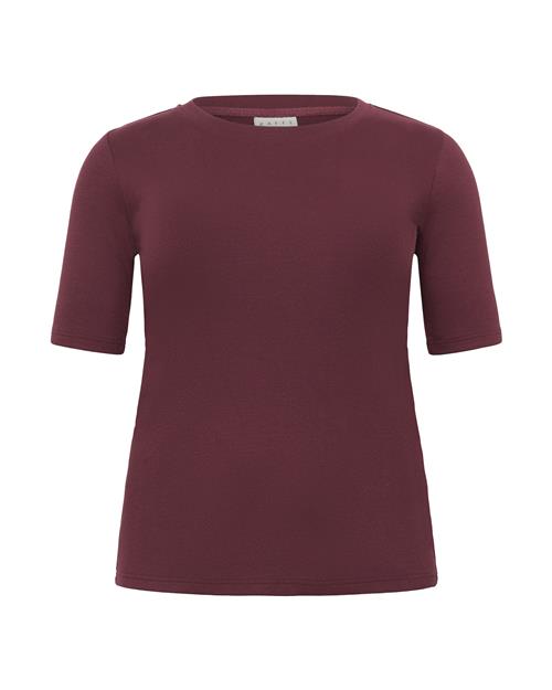 KAFFE CURVE Shirts 'KCCarina'  vinrød