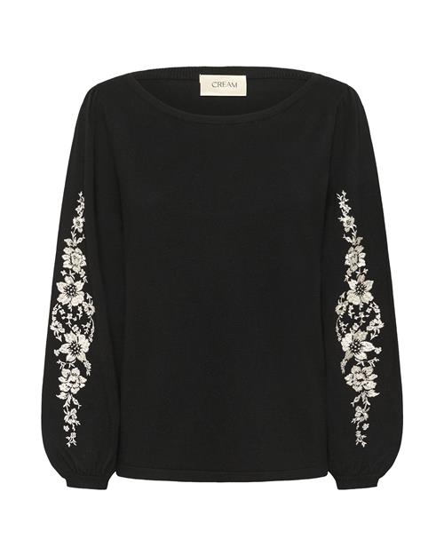 Cream Pullover 'Villea'  sort / naturhvid