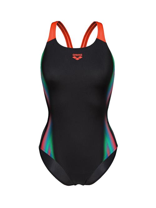 ARENA Badedragt 'TWO SIDES'  blå / grøn / orange / sort