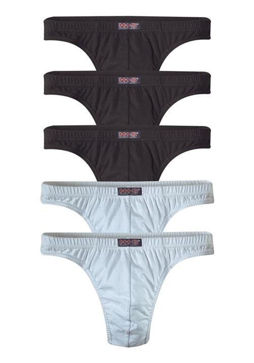 H.I.S Slip  sort / hvid