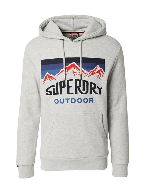 Superdry & Co Sweatshirt 'Mountain'  ensian / grå-meleret / rød / sort