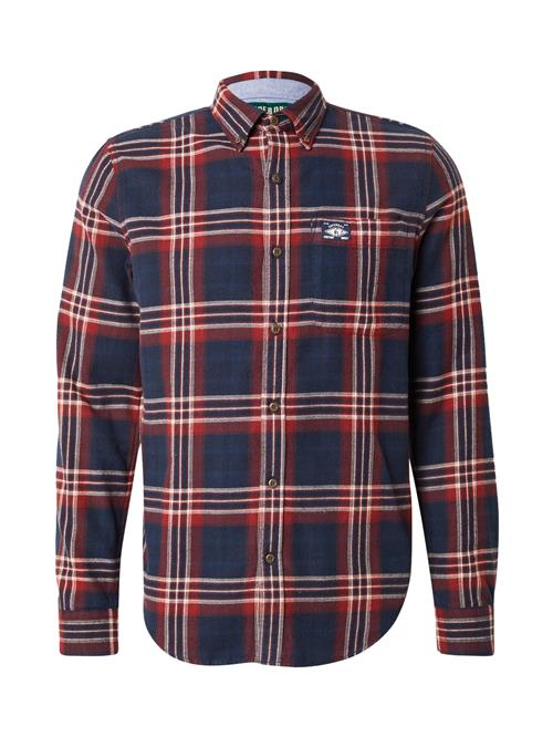 Superdry & Co Skjorte  lysebeige / marin / rød