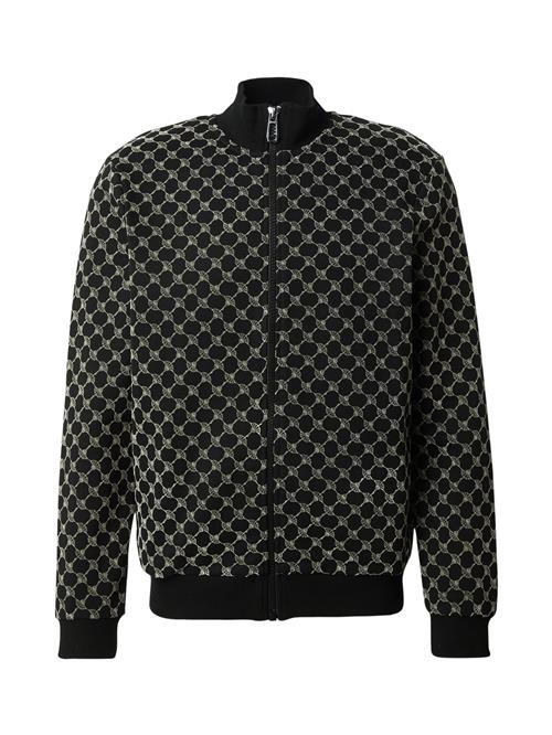 JOOP! Sweatjakke 'Taminos'  sort / hvid
