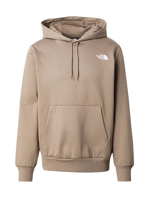 THE NORTH FACE Sweatshirt 'SIMPLE DOME'  lysebrun / hvid