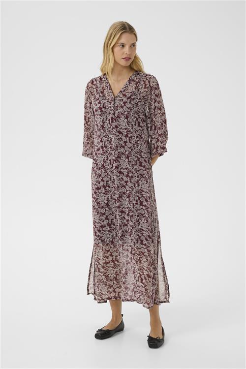 Part Two Kjole 'Berit'  bær / hvid