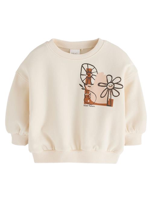 Next Sweatshirt  creme / brun / mørkebrun / pudder