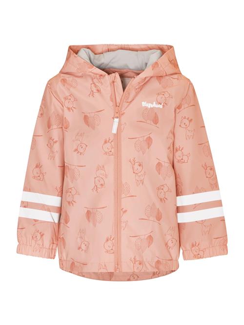 PLAYSHOES Funktionsjakke 'Reh'  lyserød / mørk pink / hvid