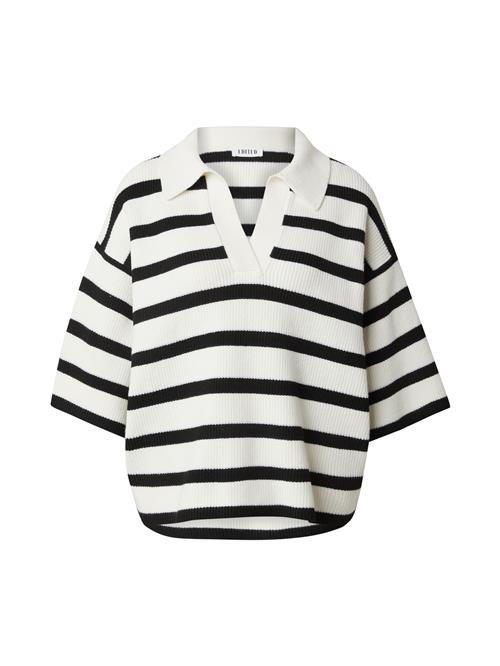 EDITED Oversized bluse 'Mireia'  sort / hvid