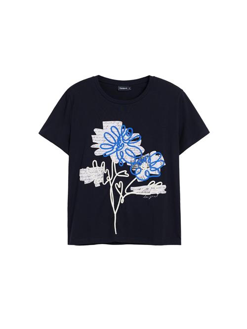 Desigual Shirts  blå / sort / hvid