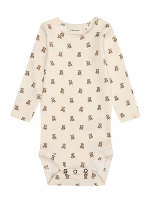 Lil'Atelier Sparkedragt/Body 'NBNGayo Elo'  brun / grå / uldhvid