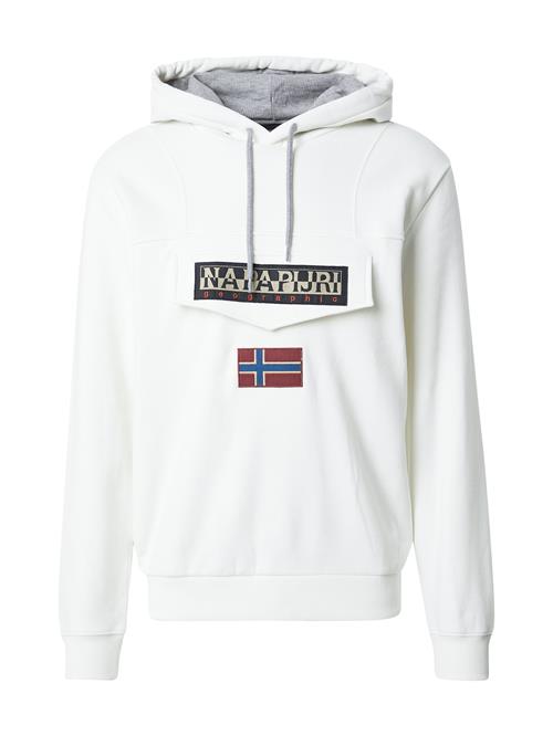 NAPAPIJRI Sweatshirt 'Burgee Wint 4'  blå / rød / sort / hvid