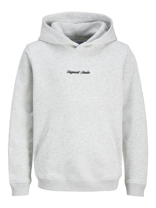Jack & Jones Junior Sweatshirt 'Norrebro'  sort / hvid-meleret