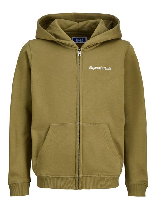 Jack & Jones Junior Sweatjakke 'Norrebro'  oliven