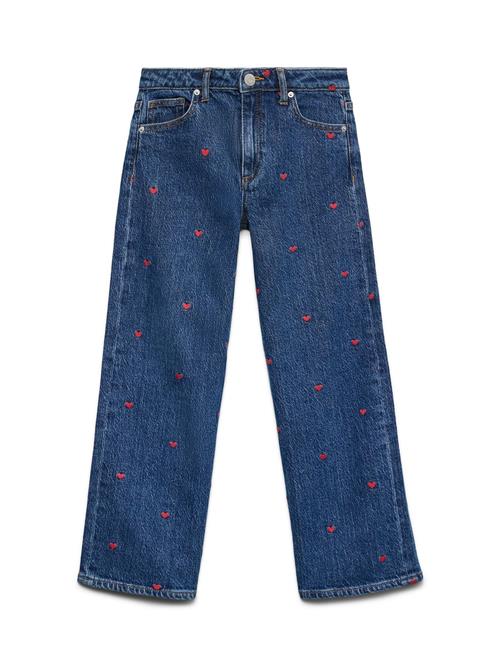 Vero Moda Girl Jeans 'VMTessa'  blue denim / rød