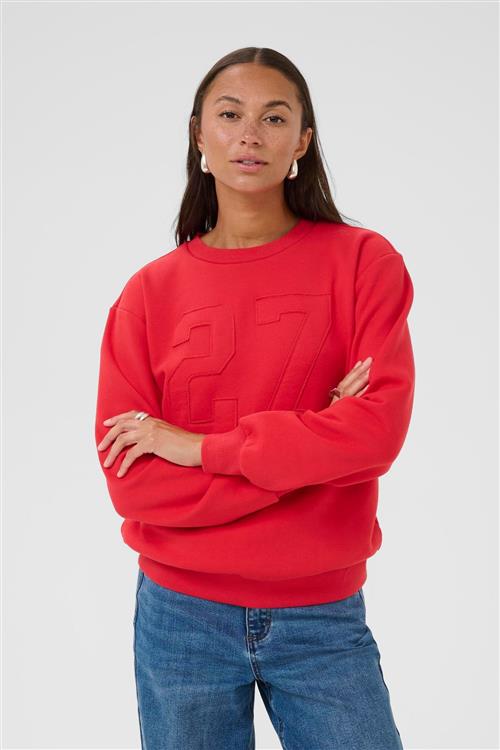 Kaffe Sweatshirt 'KAlea'  rød