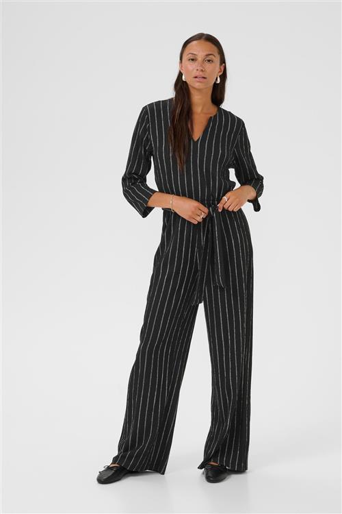 Kaffe Jumpsuit  sort / hvid