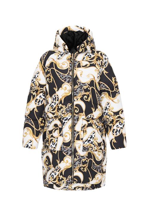 faina Overgangsfrakke  guld / sort / hvid