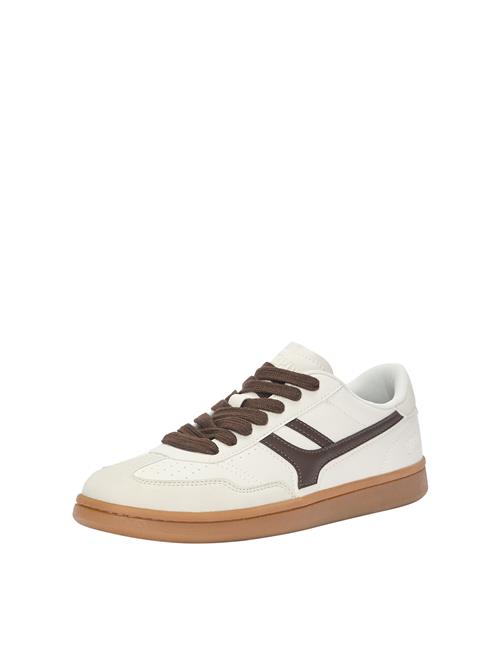 Pull&Bear Sneaker low  lysebeige / mørkebrun