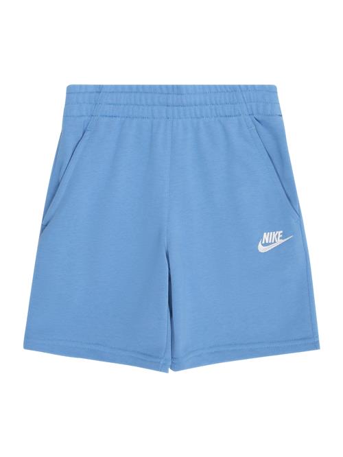 Nike Sportswear Bukser 'CLUB'  blå / hvid