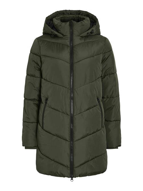 VILA Vinterfrakke 'VIMILJA'  mørkegrøn
