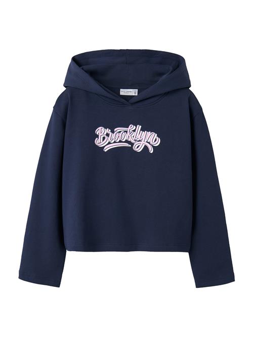 NAME IT Sweatshirt 'NKFVIALA'  navy / lyserød / hvid