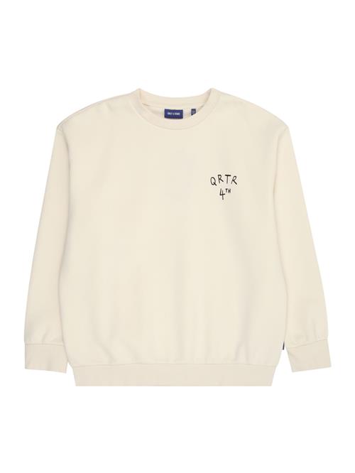 Only & Sons Junior Sweatshirt 'OSJKyrie'  creme / sort