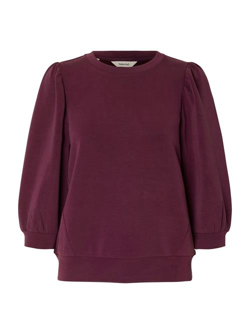 SELECTED Sweatshirt 'SLFTENNY'  aubergine