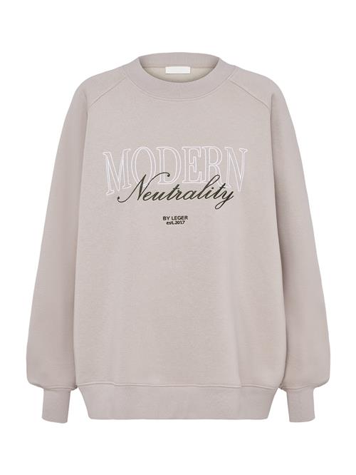 LeGer by Lena Gercke Sweatshirt 'Maxime'  greige / sort / hvid