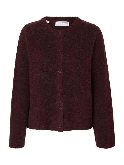 SELECTED Cardigan 'SLFLulu'  aubergine