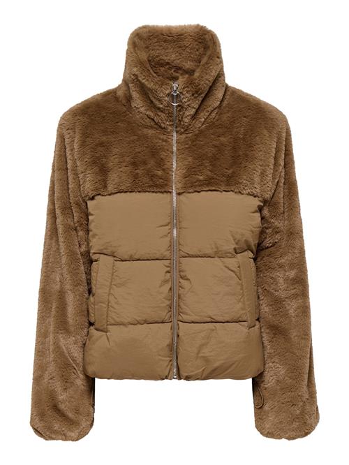 ONLY Vinterjakke 'ONLWanja'  brun / brokade