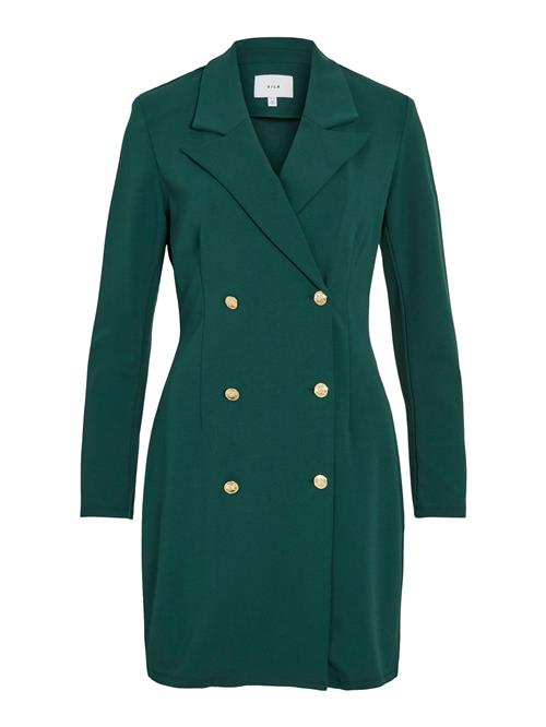 VILA Kjole  mørkegrøn