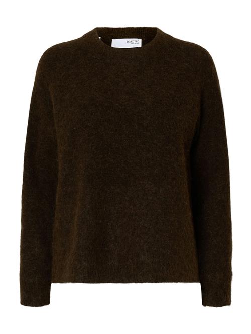 SELECTED Pullover 'SLFLULU'  mørkebrun