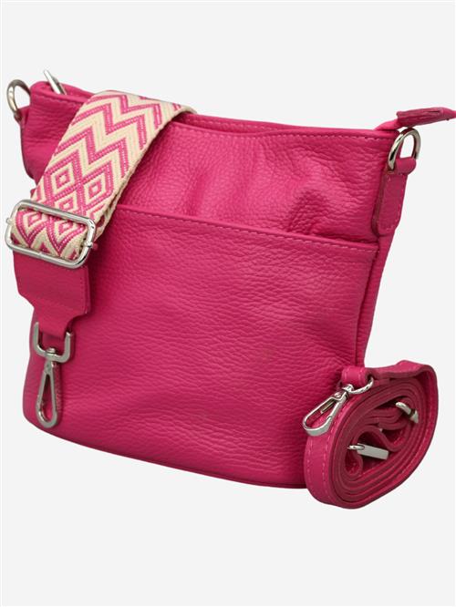 Adel Bags Skuldertaske 'Lina'  mørk pink