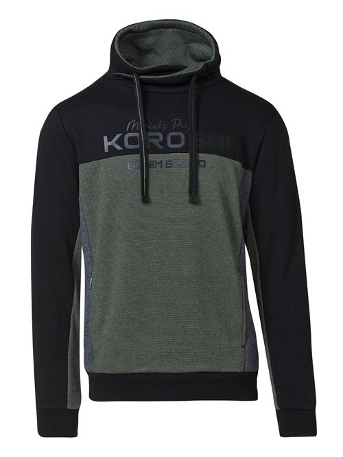 KOROSHI Sweatshirt  grå / khaki / sort