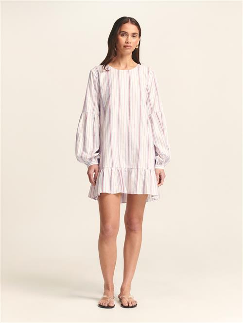 St MRLO Kjole 'Liane'  lyseblå / pink / lyserød / hvid