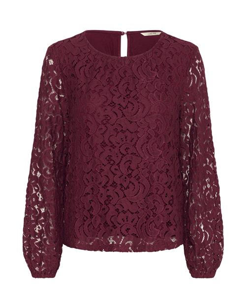 Cream Bluse 'CRThit'  bordeaux