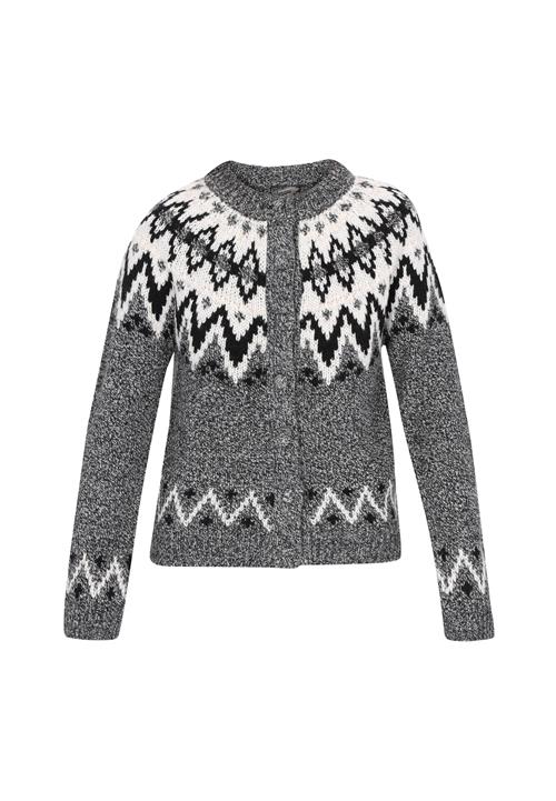 DreiMaster Vintage Cardigan 'Vintage'  sort / hvid