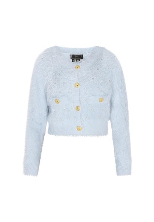 faina Cardigan 'Fashion Look'  lyseblå / guld / transparent