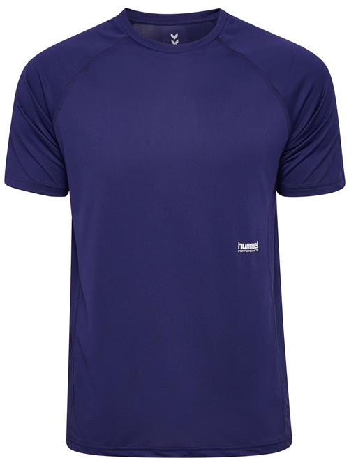 Hummel Funktionsskjorte 'Pulse'  violetblå / hvid