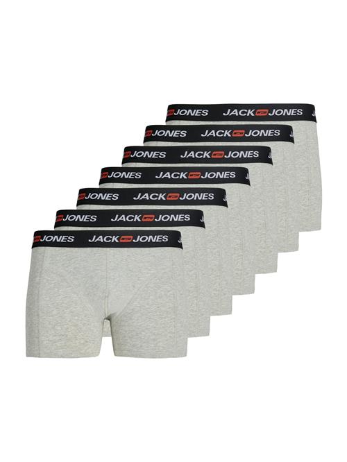 JACK & JONES Boksershorts 'JACCorp Old'  grå-meleret / sort / hvid