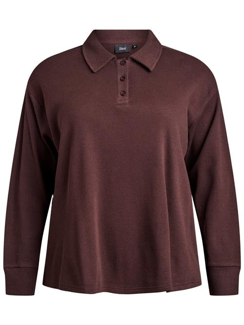 Zizzi Shirts 'Mronja'  brun