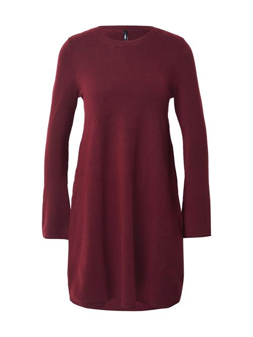 ONLY Strikkjole 'ONLAmalio'  vinrød