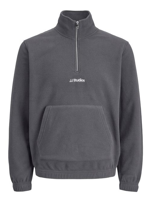 JACK & JONES Sweatshirt  mørkegrå / hvid