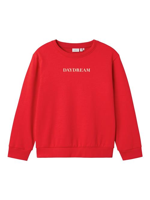 NAME IT Sweatshirt 'NKFNoriana'  ecru / rød