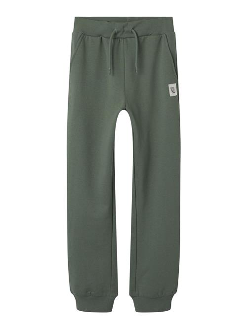 NAME IT Bukser  ecru / mørkegrøn / sort