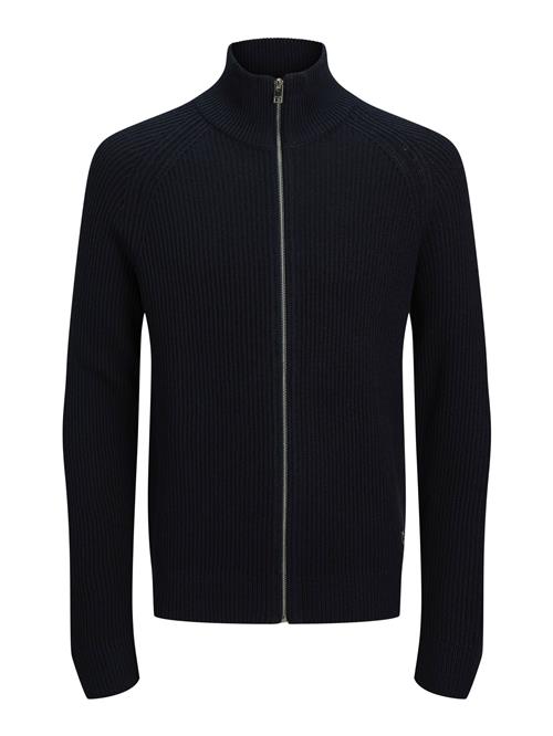 JACK & JONES Cardigan 'JJPANNEL'  natblå