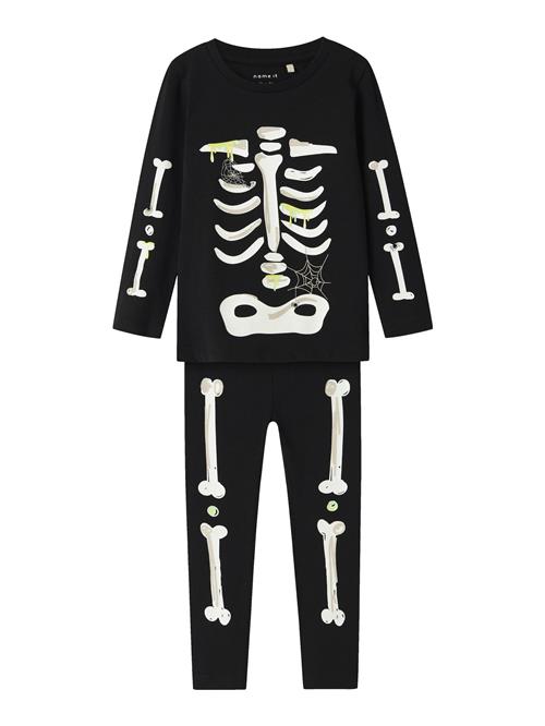 NAME IT Nattøj  grå / æble / sort / hvid